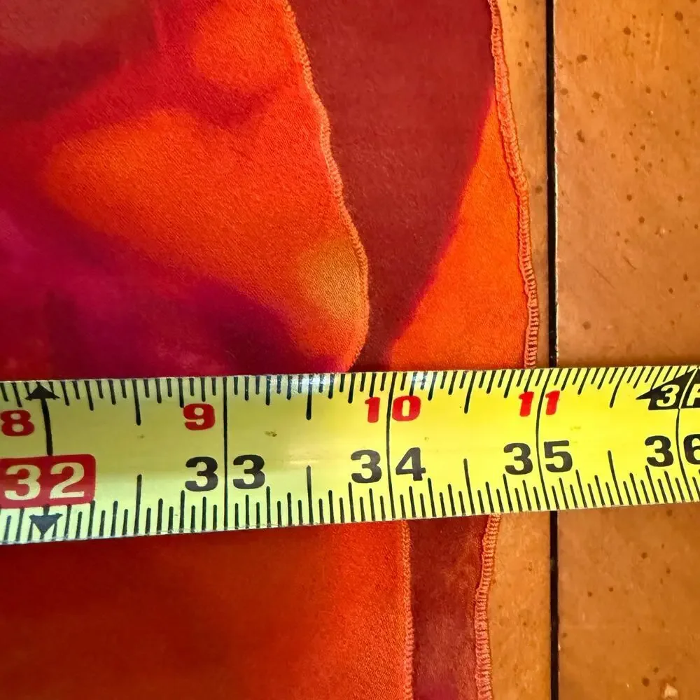 NWT Rat And Boa Dali Dress Tie Dye Open Back Mini Red Orange Size Small - Picture 15 of 15